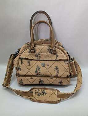 Pegasus Vintage Palm Tree Tapestry Travel Handbag Carry On Luggage Bag